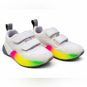Stella McCartney Eclypse Touch Strap Sneakers IT‎ 37 Rainbow Platform